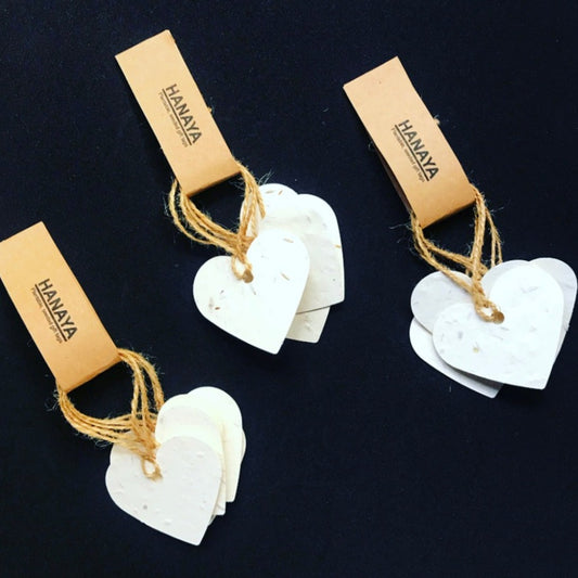 Seeded, heart Gift Tags