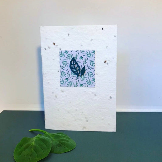 Seeded, mixed herb greeting card.